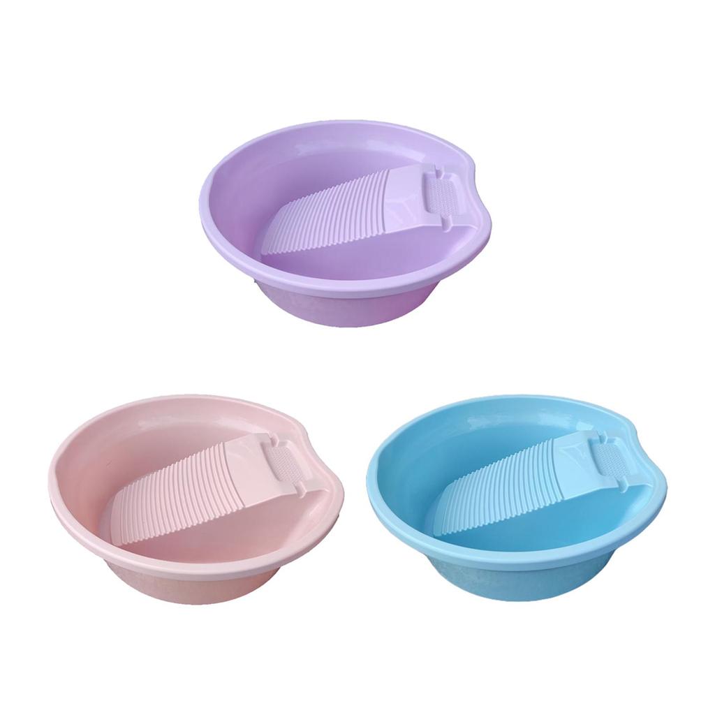 Washboard Basin for Hand Washing Clothes Basin for Laundry Compact Small Delicate Articles Laundry Wash Basin for Blouses