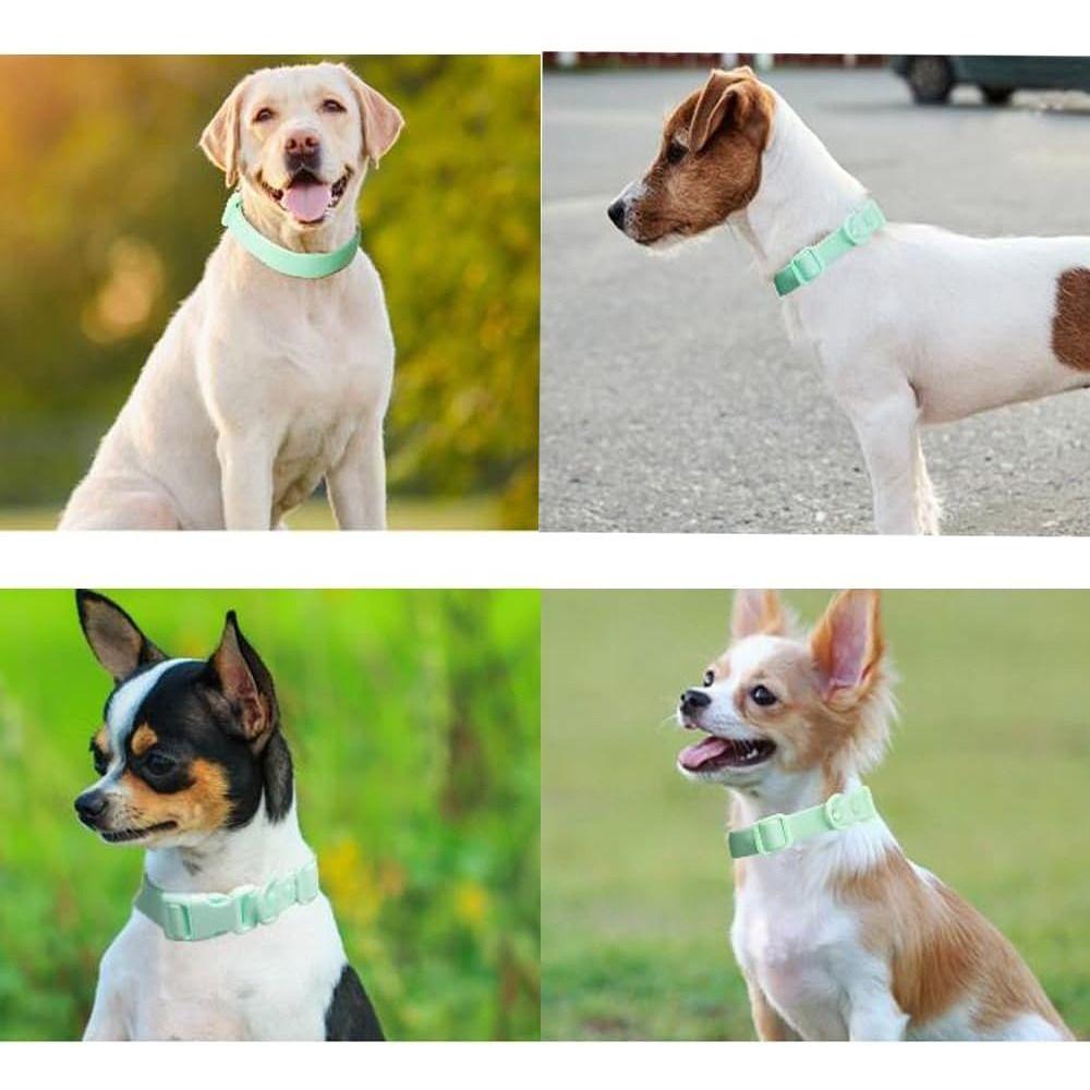 Adjustable Waterproof Dog Collar Elastic Webbing Safety Buckle Chain Fashion Pet Collar  Walking