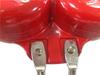 Sugiyama Metal IH-Compatible "Shiawase Wo Brings Happiness" Four-Leaf Frying Pan, Red, KS-2812