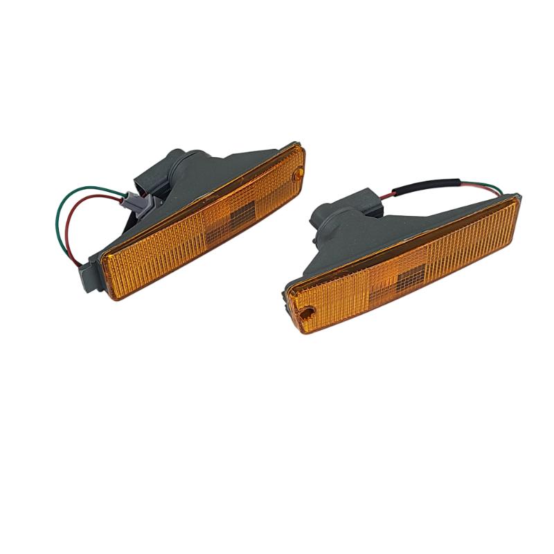 Amber Big Bumper Turn Signal Light For VW Volkswagen Golf Jetta MK2