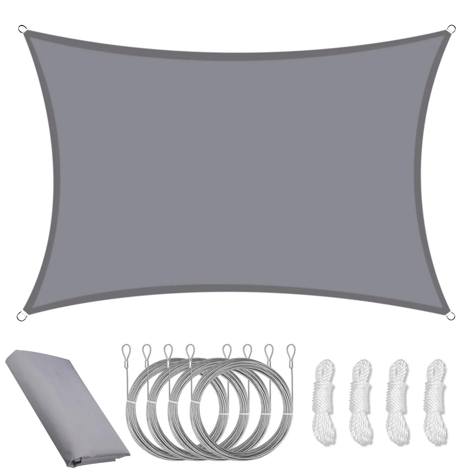 2/3/4/5/6M Waterproof Sun Shade Sail with