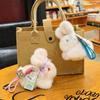 Cute Little White Rabbit Plush Bag Pendant Lolita Rabbit Doll Girl Crossbody Bag Girl Doll Pendant
