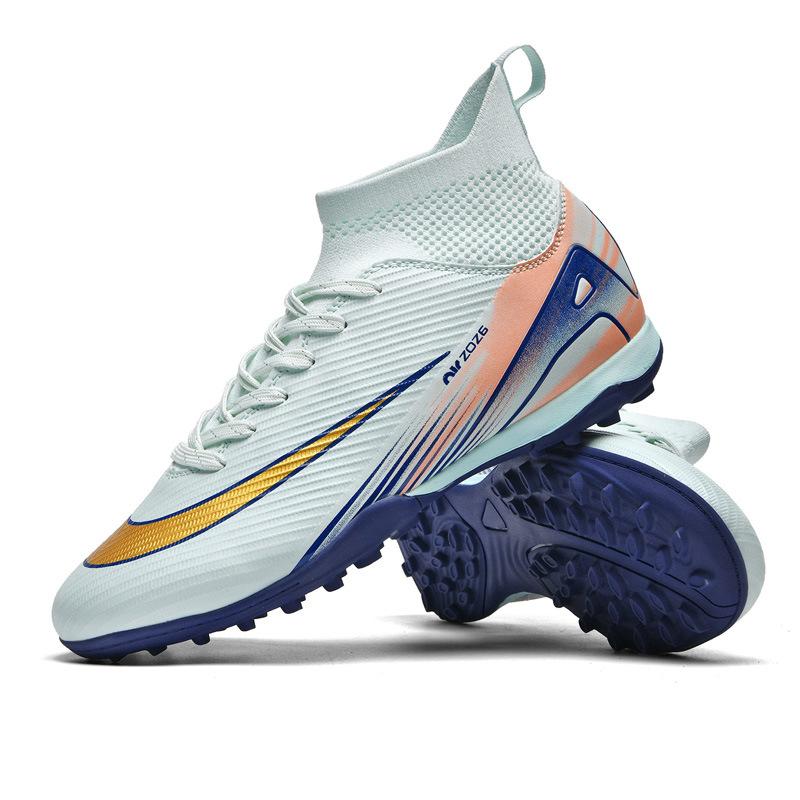 New High-top AG Long Nails TF Broken Nails Outdoor Grass Training Adult Children Youth Game Football Shoes