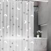 Brilliant Stardust EVA Translucent Thickened Shower Curtain