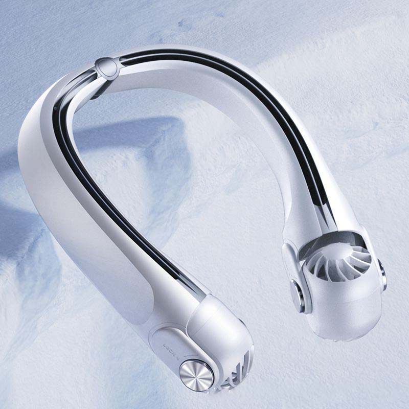 

Вентилятор с наклонным ротором, портативный, 3 скорости, электрический вентилятор для кемпинга, с зарядкой от USB, безлистный, охладитель воздуха, скорость охлаждения 360 °, сверхтихий белый