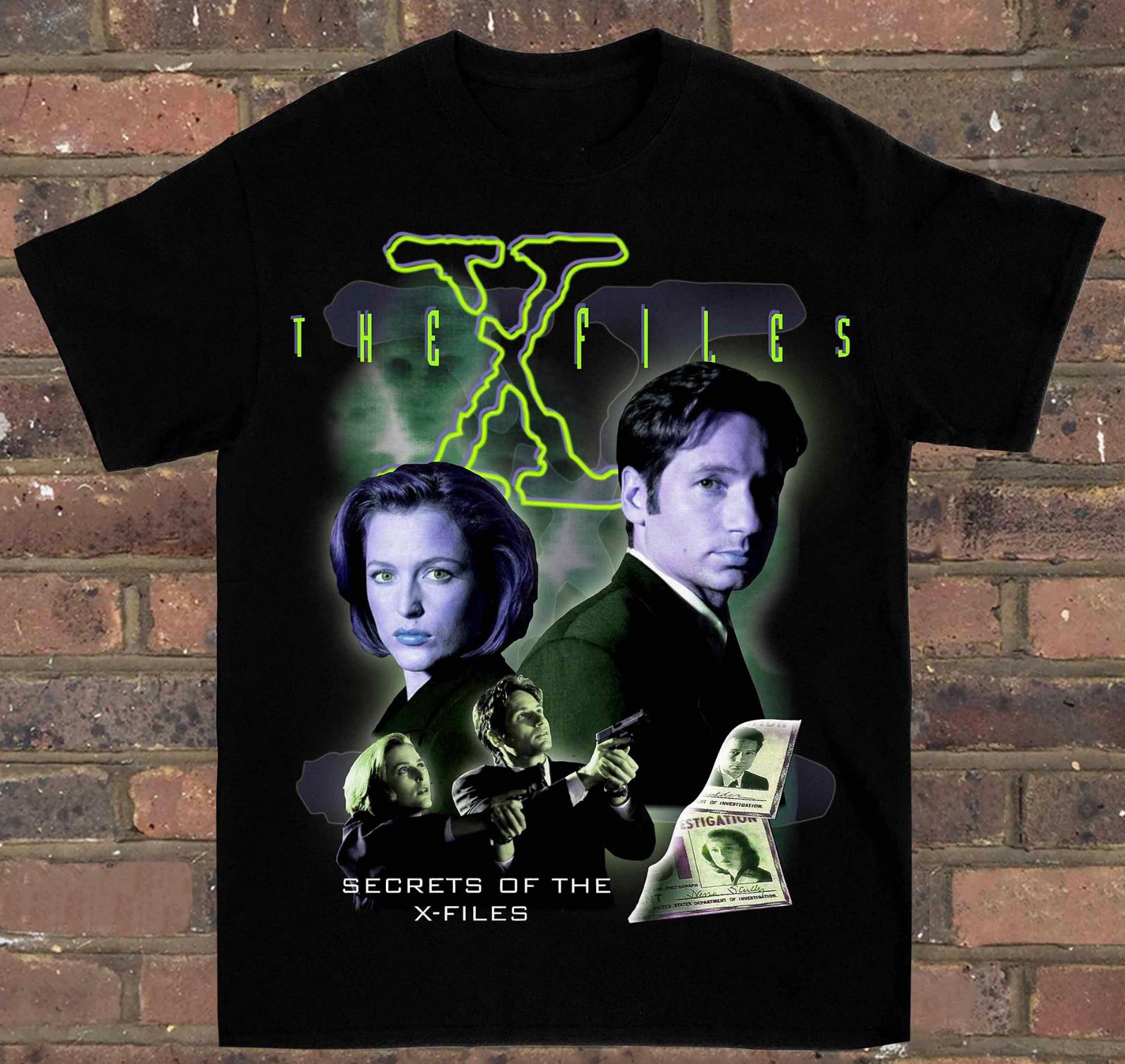 The X-Files Movie Black T-shirt Unisex Tee All Size S-4XL Unisex T-Shirt XL