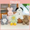 Cartoon Animal Stuffed Plush Toys Rabbit Bear Duck White Dog Cat Gifts Doll