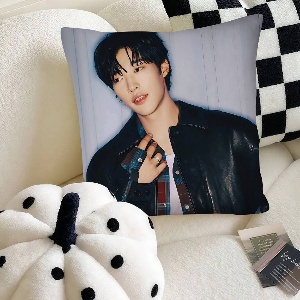Actor Woo Do Hwan Pillow Case Fashion Square Pillowcase Bedroom Sofa Room Ins Decoration Leisure