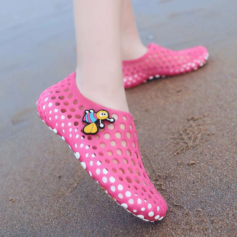 Parent-child children's beach shoes men's and women's summer non-slip soft-soled wading shoes small medium and older children's sandals bird's nest