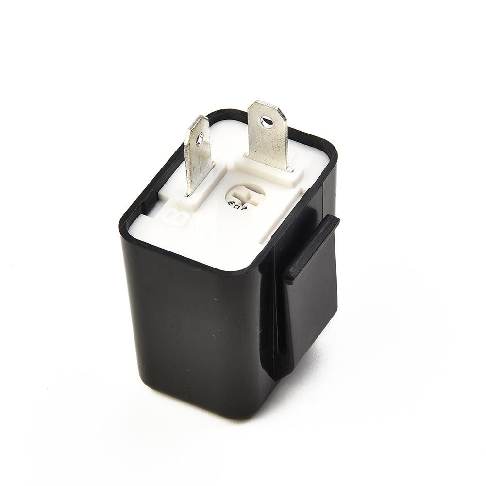 2kolíkové Nastavitelné otáčky LED Blikací relé Motocyklový ukazatel směru 12V