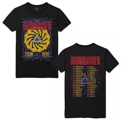 Soundgarden Tour 1992 2-seitig basic schwarz Unisex T-Shirt Nachdruck digital Unisex T-Shirt