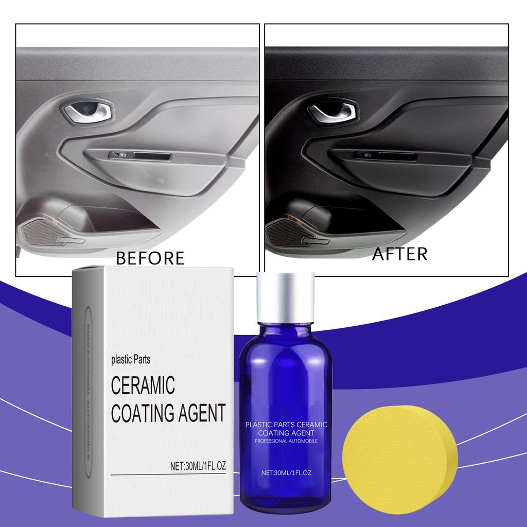Automobile Plastic Refurbishment Agent Automobile Interior Seat Decoration Cleaning, Decontamination, Refurbishment And Maintenance Cleaner 30ml