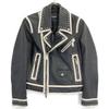 DSQUARED2 [Domestic Regular] S75AM0635 Studs Decorated Double Riders Jacket Jacket 38 blackUsed