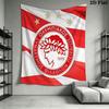 Olympiacos Wall Hanging Printed Fabric Blanket Decorative Tapestries for Bedroom Living Room Home Decor