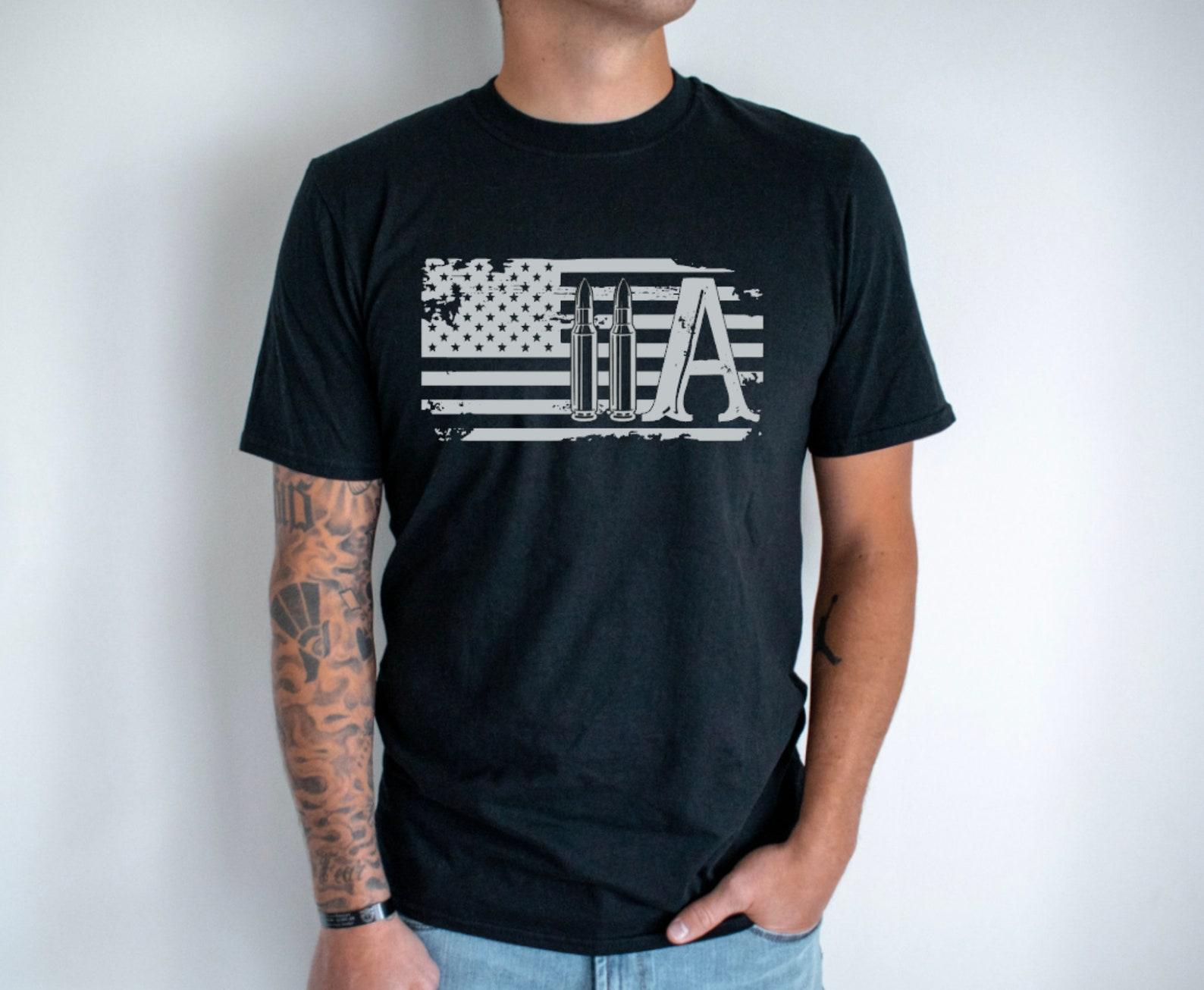 2A Unisex Graphic T-Shirt | Short Sleeve Tee | 2nd Amendment | Guns M
