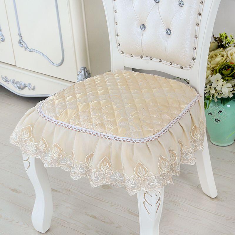High-End Dining Chair Cushion Cushion All Year Round Fabric Chair Cushion Home Dining Chair Seat Cover Extra Large Chair Cover Stool Cover