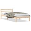 Lit vidaXL avec tête de lit 80x210 cm en bois de pin massif 869760