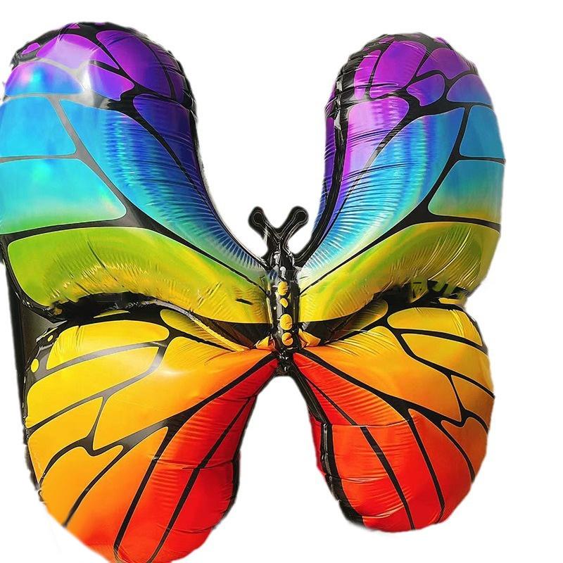 

Красочные воздушные шары-бабочки, насекомое-бабочка, гелиевый фольгированный шар, свадьба, детский день рождения, украшения для детского праздника, принадлежности