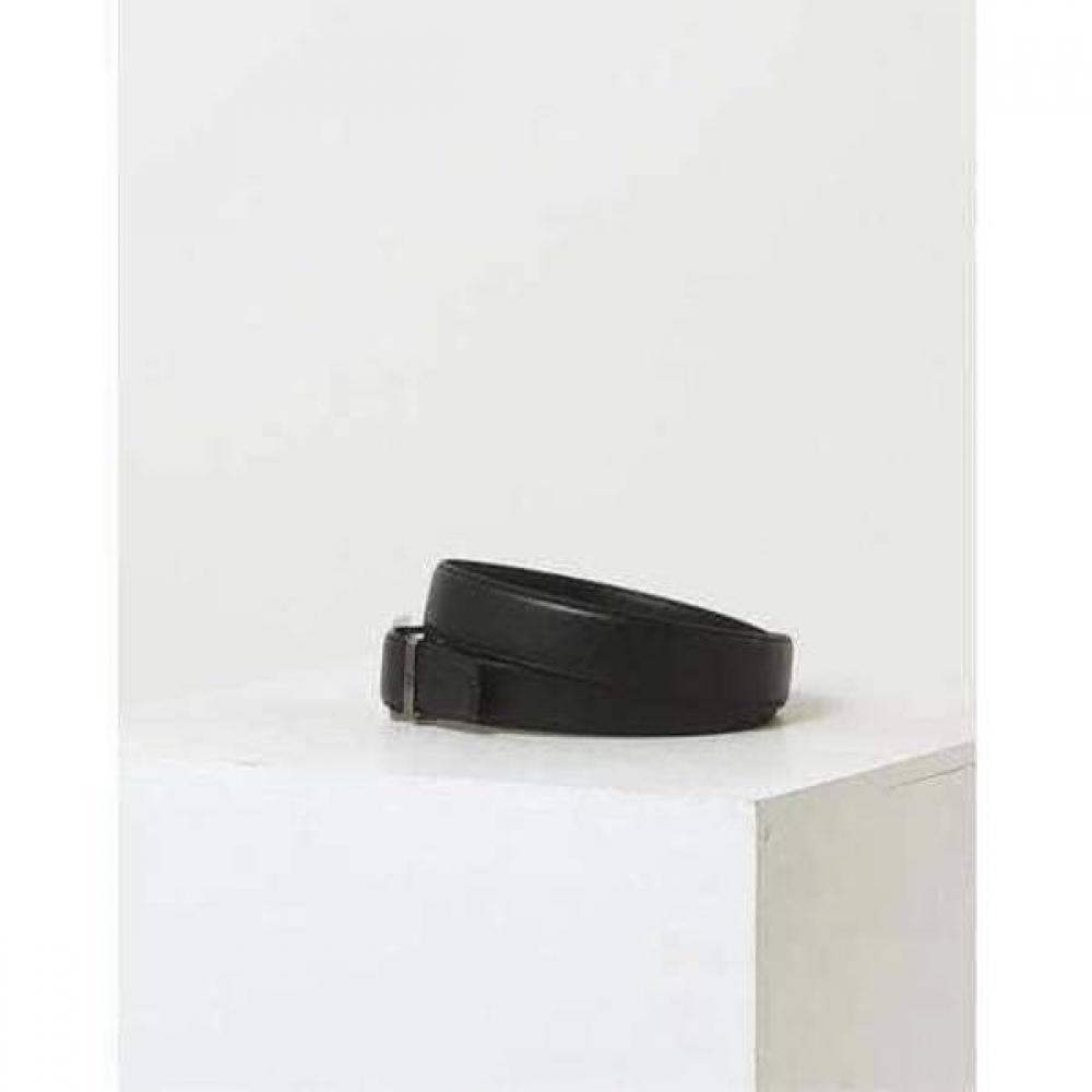 Daks Buckle Dd Logo Embossed Cowhide Belt Black Dbbe6f045bk