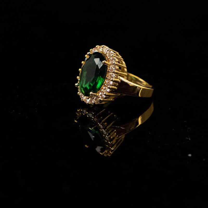 Schmuckset Halskette Ohrring Ring dreiteiliges Set hochwertiger Damenschmuck Mode Pulloverkette