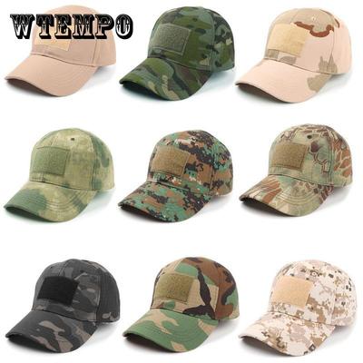 Camouflage Baseball Cap, Summer Outdoor Training Cap, Adjustable for Men and Women