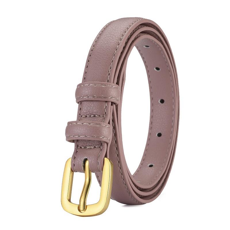 Ceinture tendance pour femme, version coréenne simple, ceinture de pantalon coupe-vent noire
