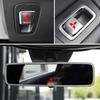 Car Window Lift Button Sticker Steering Wheel Decal Car Interior Goods For Mitsubishi Lancer 9 Ex Evo ASX L200 Colt Pajero Sport