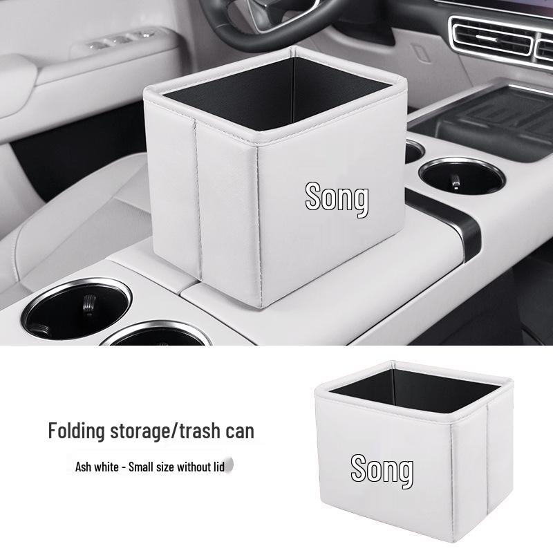 Multifunctional Car Storage & Folding Trash Bin for BYD Song PLUS/L/PRO/EV