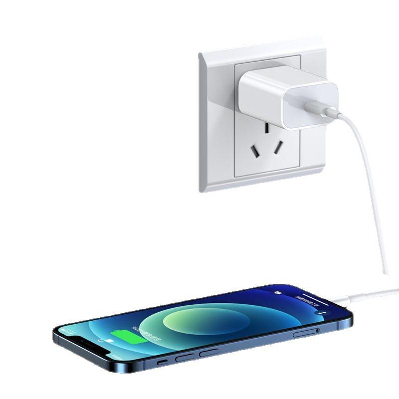 Applicable to Apple 17 fast charging cable wholesale 20W charger iPhone16 mobile phone PD charging head set 1 meter cable 14