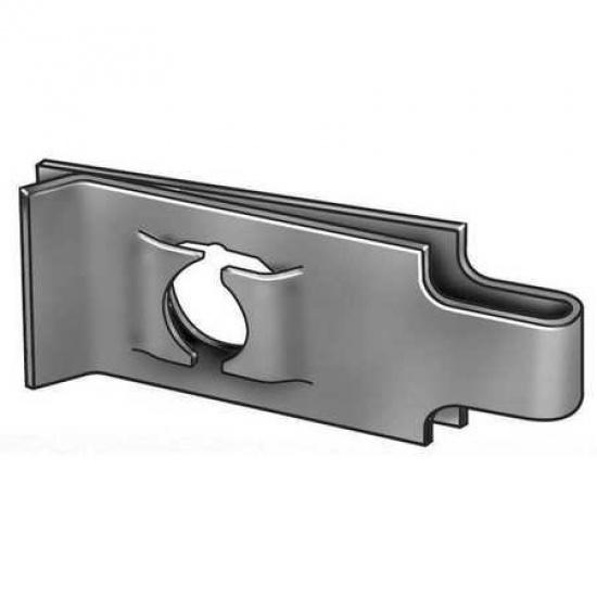 Пружинная гайка, U-образная, 6-32, Сталь, УПАК 50