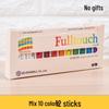 Feather Robe Dustless Chalk Set: White & Red Chalk with Anti-Stain Holder for Teacher and Children Use