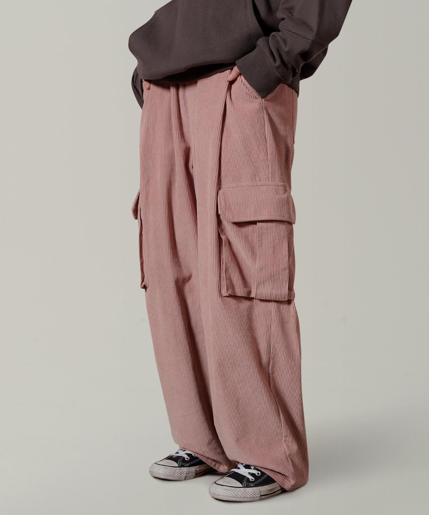 WV PROJECT Cinnamon Corduroy Cargo Pants Indie Pink Jjlp7678