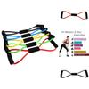 Lightweight And Easy To Store 8-shape Resistance Band With Comfortable Foam Grips
