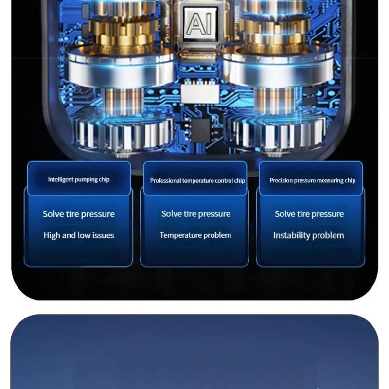 Portable Car Air Compressor Wireless Wired Electric Tire Inflator Pump for Motorcycle Bicycle Boat Car Tire Ball