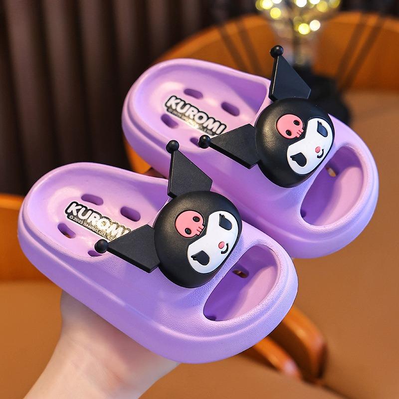 

Cartoon Flip-flops for Boys and Girls - Anti-slip Shoes for Children 150 фиолетовый