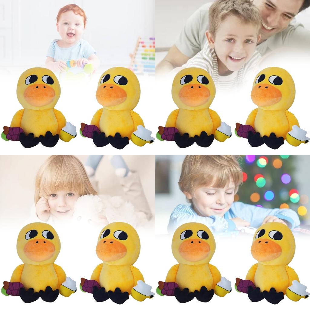 Adorable Duck Plushie Cute Yellow Duck Stuffed Animal Soft Pp Cotton Toy