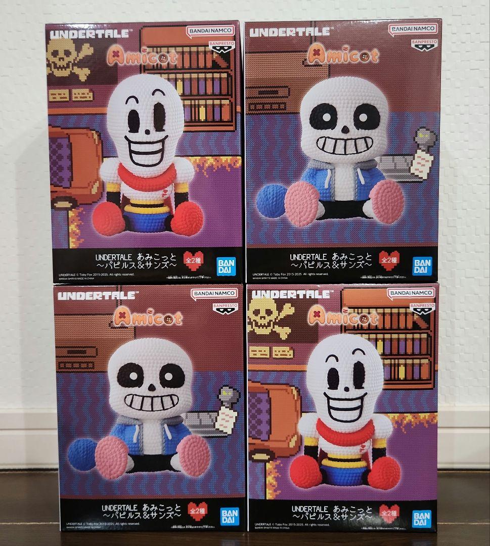 

[Б/У] UNDERTALE Амикото Папирус Санс Фигурки (Набор из 4)