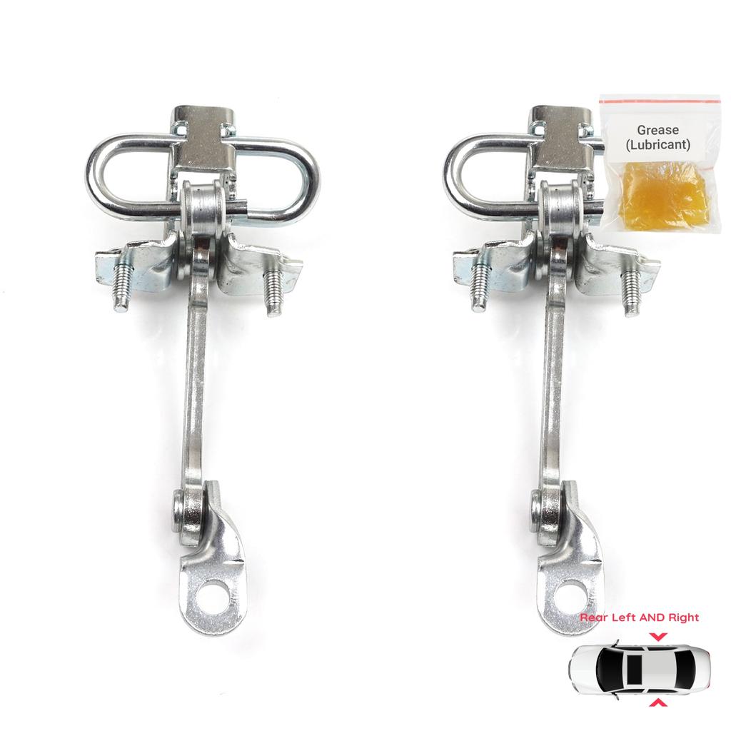 EDP1284-1 2 Pieces Rear Door Hinge Stop Check Strap Limiter for Alfa Romeo 147 937 Hatchback 2001-2010 46790383