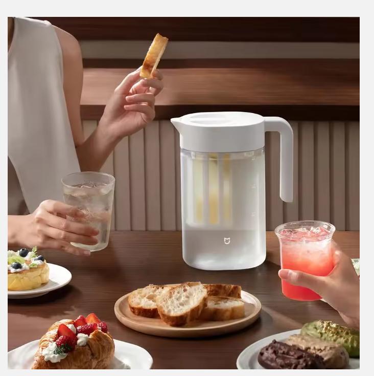 Xiaomi Original Neuer MIJIA Kaltwasserkrug 1,6L Großes Fassungsvermögen Haushalt Kaltwasserkrug Kaffeekanne Teekanne Eisextraktionskanne