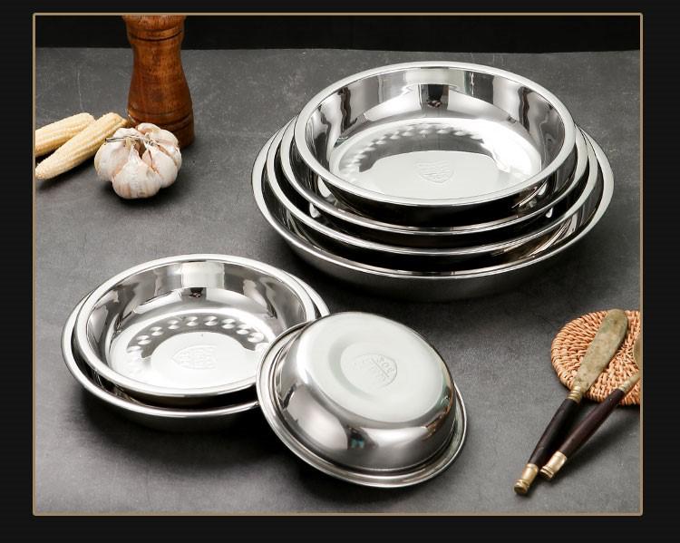 

Поднос для барбекю и еды из нержавеющей стали 304, немагнитный 201; 14cm