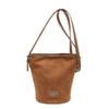 Fashion Matte Bucket Bag Women's 2025 Summer New Trend Simple Shoulder Bag High Value Casual Oblique Span Bag
