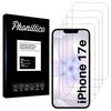 Tempered Glass for iPhone 17th [Pack 4] Screen Protector Film Phonillico®