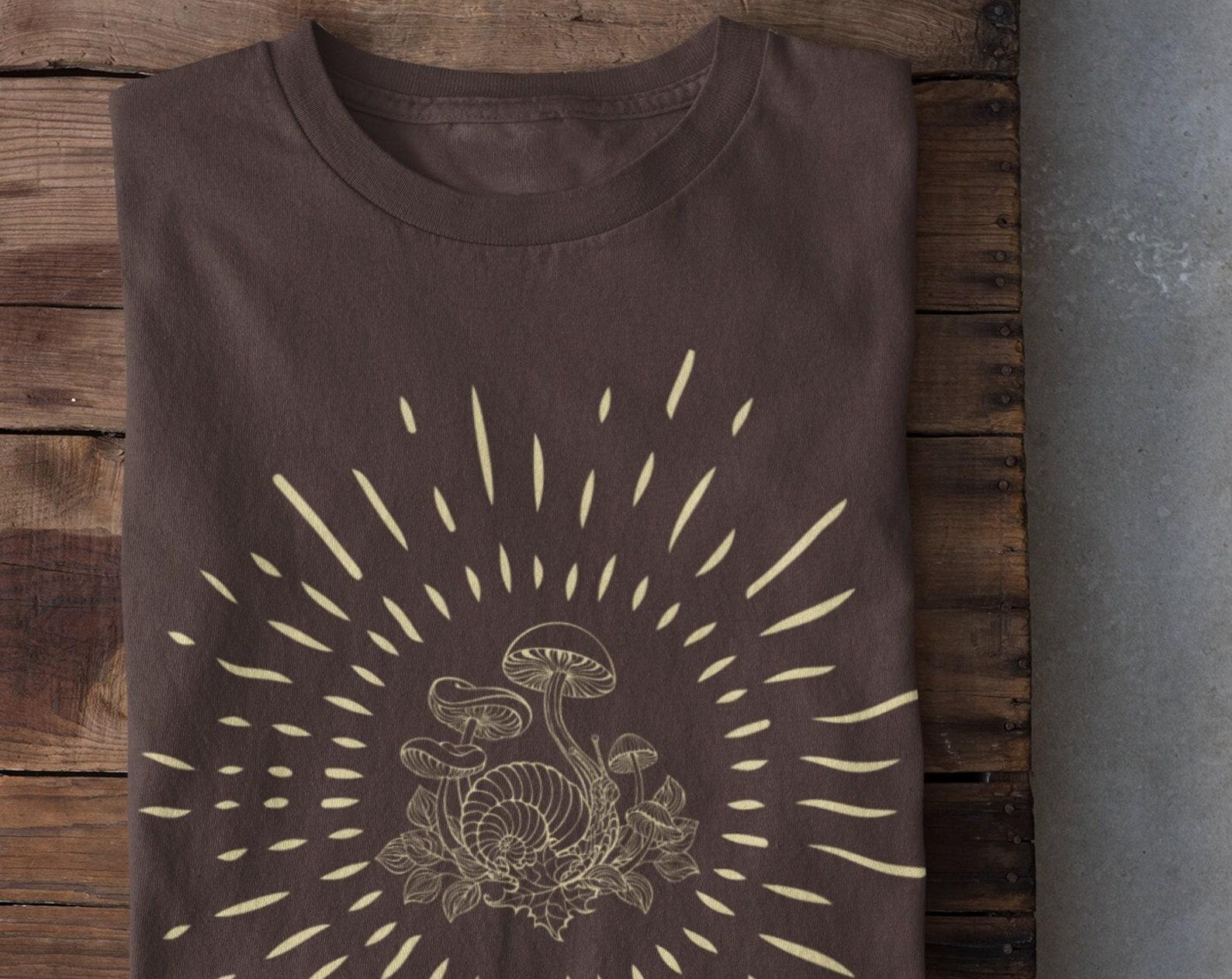 Mushroom Shirt, Fairy Grunge Tshirt, Grunge Clothing, Alt Clothing, Grunge Tee, 90s Shirt, Cottagecore, Goblincore Clothing, Fairycore S