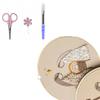 Religious Embroidery Set with Embroidery Hoop Instruction Beginner Stitching Craft Set with Embroidery Thread and Needle