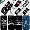 Hairdresser Barber Scissors Case For Honor 200 Lite 50 70 90 X9a X8a X8 X9 X8b X9c X9b Honor Magic 5 6 Pro 7 Lite Cover
