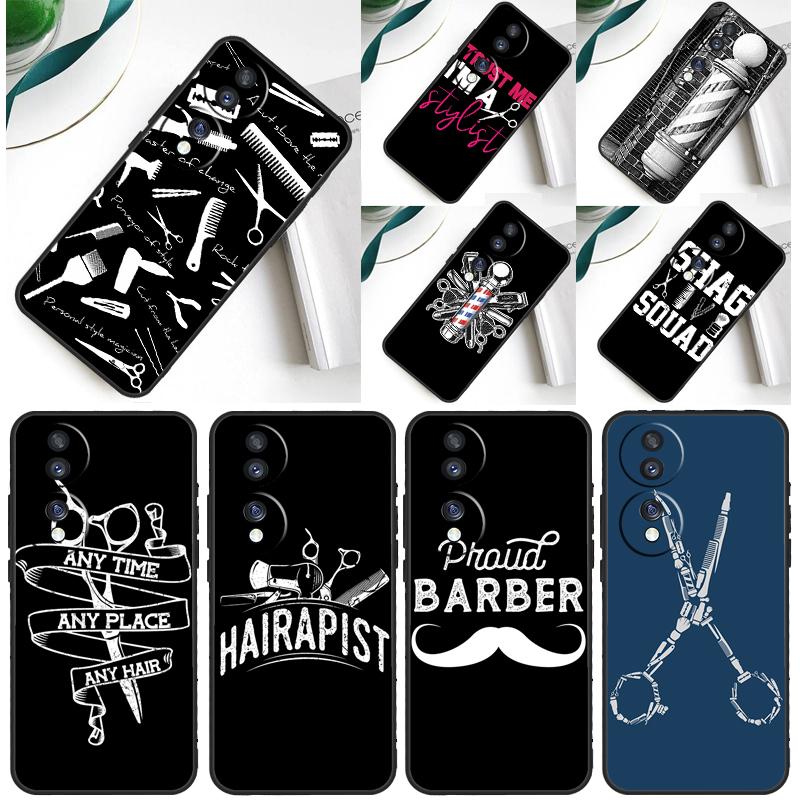Hairdresser Barber Scissors Case For Honor 200 Lite 50 70 90 X9a X8a X8 X9 X8b X9c X9b Honor Magic 5 6 Pro 7 Lite Cover