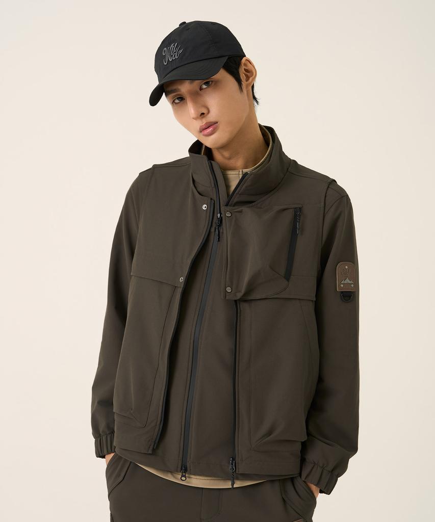 Bbc Earth M Bover Stretch Jacket_Khaki