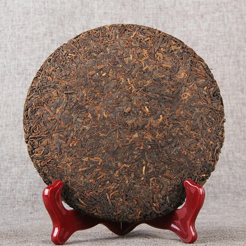2020 Menghai Old Tree Shu Puer Tea Chuan Shi Jia Ming Ancient Ripe Puer Tea 357g
