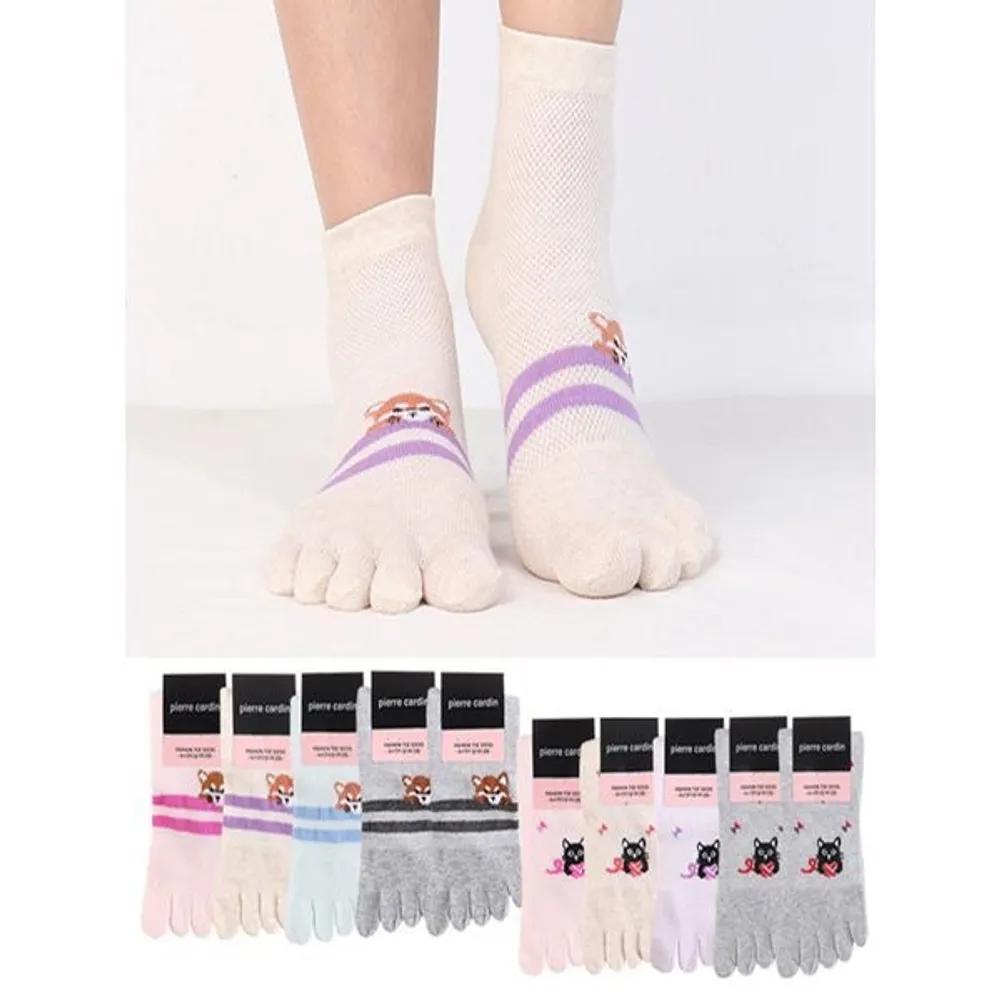 Women s Mesh Toe Socks 5 Pairs Knitted Summer Ankle Socks 02. PC Female Net Toe 5 Pairs/24cm