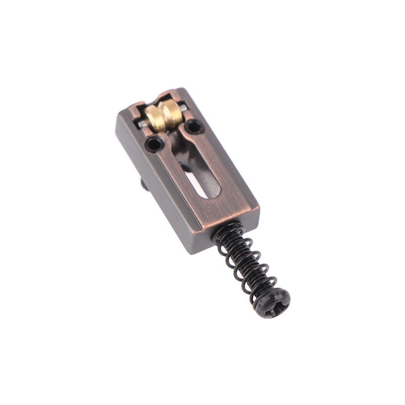 1/6Pcs Zinc Alloy Electric Guitar Roller Bridge Tremolo Saddles For Electric Guitar Replacement Bridge Saddle Set